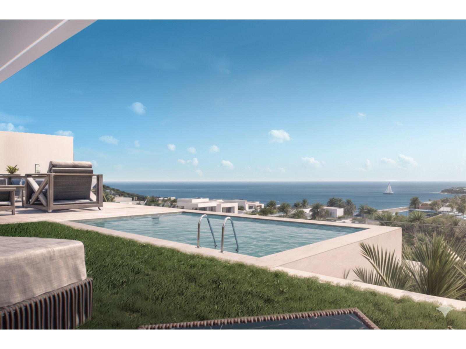 Luxe woning in Lagos met zwembad en zeezicht